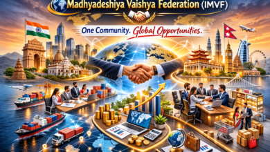 मध्यदेशीय वैश्य समाज के व्यापारियों एवं प्रोफेशनल्स को एक वैश्विक मंच पर जोड़ने के उद्देश्य से International Madhyadeshiya Vaishya Federation (IMVF) का गठन किया गया है। इस फेडरेशन का लक्ष्य भारत, नेपाल सहित अन्य देशों में सक्रिय समाज के व्यापारियों, उद्यमियों और प्रोफेशनल्स को आपसी सहयोग, नेटवर्किंग और व्यापारिक विस्तार के लिए एक संगठित प्लेटफॉर्म प्रदान करना है। सोशल मीडिया के माध्यम से कनेक्टिविटी की शुरुआत होगी तथा शीघ्र ही प्रमुख शहरों में बैठकें आयोजित कर संगठन को जमीनी स्तर पर मजबूत किया जाएगा।