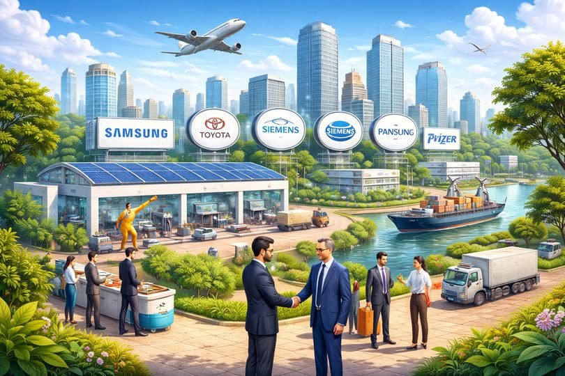 उत्तर प्रदेश सरकार की फॉर्च्यून-500 नीति प्रदेश को वैश्विक निवेश मानचित्र पर नई ऊंचाई दे रही है। योगी सरकार के नेतृत्व में लागू इस नीति से मैन्युफैक्चरिंग, रिसर्च और इनोवेशन आधारित औद्योगिक इकोसिस्टम को मजबूती मिल रही है। जापान, अमेरिका और यूरोप की बहुराष्ट्रीय कंपनियां यूपी में निवेश कर रही हैं। लॉजिस्टिक्स सब्सिडी, आरएंडडी सपोर्ट और पेटेंट प्रोत्साहन से प्रदेश में हाईटेक उद्योग, निर्यात और कुशल रोजगार के अवसर तेजी से बढ़ रहे हैं।