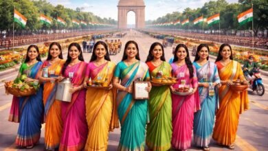 मुख्यमंत्री योगी आदित्यनाथ के नेतृत्व में उत्तर प्रदेश की 14 ‘लखपति दीदी’ गणतंत्र दिवस पर दिल्ली के कर्तव्य पथ पर विशेष अतिथि के रूप में शामिल होंगी। राज्य ग्रामीण आजीविका मिशन से जुड़ी इन महिलाओं ने ई-रिक्शा, दुग्ध व्यवसाय, कैफे, मसाला निर्माण, उन्नत कृषि और ब्यूटी पार्लर जैसे क्षेत्रों में सफलता हासिल की है। ये दीदियां नारी शक्ति, आत्मनिर्भर भारत और समृद्ध उत्तर प्रदेश की प्रेरणादायक तस्वीर पेश करेंगी।