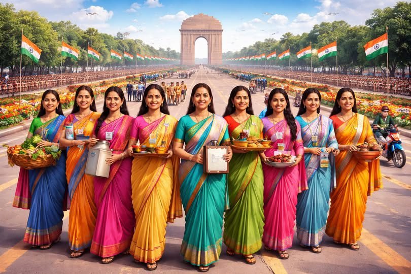 मुख्यमंत्री योगी आदित्यनाथ के नेतृत्व में उत्तर प्रदेश की 14 ‘लखपति दीदी’ गणतंत्र दिवस पर दिल्ली के कर्तव्य पथ पर विशेष अतिथि के रूप में शामिल होंगी। राज्य ग्रामीण आजीविका मिशन से जुड़ी इन महिलाओं ने ई-रिक्शा, दुग्ध व्यवसाय, कैफे, मसाला निर्माण, उन्नत कृषि और ब्यूटी पार्लर जैसे क्षेत्रों में सफलता हासिल की है। ये दीदियां नारी शक्ति, आत्मनिर्भर भारत और समृद्ध उत्तर प्रदेश की प्रेरणादायक तस्वीर पेश करेंगी।