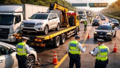 उत्तर प्रदेश में सड़क सुरक्षा माह के तहत परिवहन विभाग द्वारा अवैध पार्किंग के खिलाफ प्रदेशव्यापी महा-अभियान चलाया जा रहा है। 1 से 27 जनवरी के बीच 4,949 वाहनों की जांच में 3,488 के चालान किए गए और 55 वाहन सीज किए गए। एक्सप्रेस-वे व हाईवे किनारे अवैध रूप से खड़े वाहनों को हटाने के लिए 117 होल्डिंग एरिया चिन्हित किए गए हैं। विभाग जागरूकता व सख्त प्रवर्तन के जरिए सड़क दुर्घटनाओं पर नियंत्रण का प्रयास कर रहा है।
