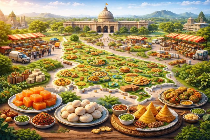 मुख्यमंत्री योगी आदित्यनाथ के नेतृत्व में उत्तर प्रदेश सरकार ‘वन डिस्ट्रिक्ट–वन क्यूज़ीन’ (ODOC) मॉडल के माध्यम से प्रदेश की खाद्य विरासत को संगठित पहचान देने जा रही है। 18 मंडलों को क्यूज़ीन क्लस्टर के रूप में विकसित कर स्थानीय व्यंजनों को ब्रांडिंग, मार्केटिंग और आधुनिक सुविधाओं से जोड़ा जाएगा। इससे रोजगार, निवेश, फूड स्टार्टअप और पर्यटन को नई गति मिलेगी।