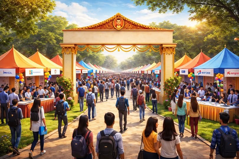 योगी आदित्यनाथ के नेतृत्व में संचालित उत्तर प्रदेश कौशल विकास मिशन प्रदेश में रोजगार सृजन का मजबूत माध्यम बना है। वर्ष 2026 की शुरुआत में पांच जनपदों में मंडल स्तरीय वृहद रोजगार मेलों का आयोजन होगा, जहां लगभग 100 कंपनियां एक लाख युवाओं को रोजगार देंगी। राज्यमंत्री कपिल देव अग्रवाल के अनुसार यह पहल स्थानीय रोजगार, पलायन रोकने और प्रदेश को आर्थिक रूप से सशक्त बनाने की दिशा में अहम कदम है।