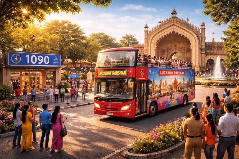 मुख्यमंत्री योगी आदित्यनाथ के नेतृत्व में उत्तर प्रदेश का पर्यटन अब सामाजिक सरोकारों का माध्यम बन रहा है। 7 जनवरी से राजधानी लखनऊ में ‘लखनऊ दर्शन’ इलेक्ट्रिक डबल डेकर बस सेवा शुरू की जा रही है, जिसका शुभारंभ 1090 चौराहे से होगा। उत्तर प्रदेश राज्य पर्यटन विकास निगम द्वारा संचालित यह सेवा पर्यावरण संरक्षण, महिला सुरक्षा और सुशासन के विजन को शहर की ऐतिहासिक विरासत से जोड़ती है।
