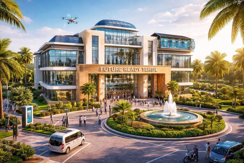 उत्तर प्रदेश सरकार प्रदेश के राजस्व प्रशासन को आधुनिक, डिजिटल और नागरिक-केंद्रित बनाने के लिए ‘फ्यूचर रेडी तहसीलों’ का निर्माण कर रही है। मुख्यमंत्री योगी आदित्यनाथ के विजन के तहत तहसीलों को मॉडल प्रशासनिक केंद्र के रूप में विकसित किया जाएगा। इनमें एआई, ई-फाइलिंग, ऑनलाइन रिकॉर्ड मैनेजमेंट और स्मार्ट इन्फ्रास्ट्रक्चर जैसी सुविधाएं होंगी। इस पहल से राजस्व सेवाएं पारदर्शी, तेज और सुगम होंगी तथा ई-गवर्नेंस को मजबूती मिलेगी।