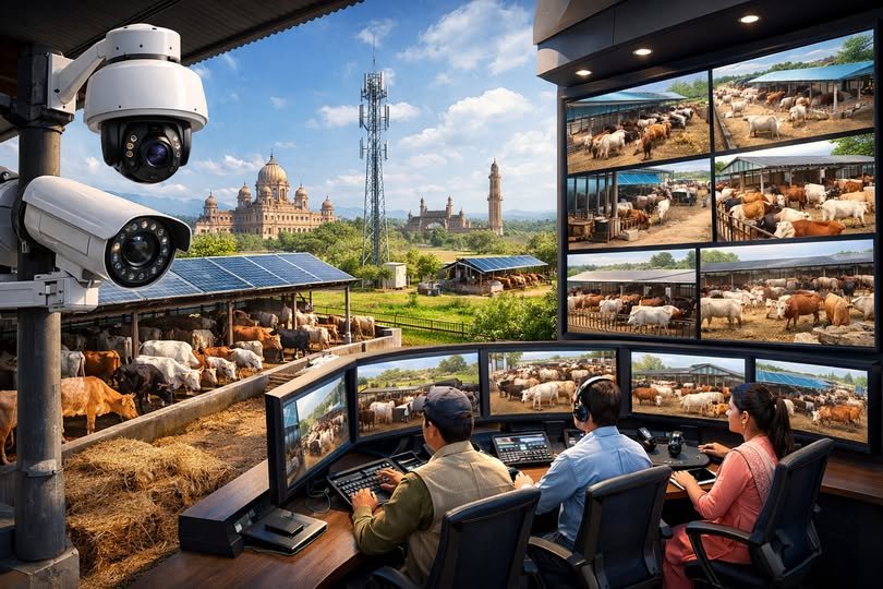 मुख्यमंत्री योगी आदित्यनाथ के नेतृत्व में उत्तर प्रदेश में गौ-आश्रय स्थलों की निगरानी और व्यवस्थाएं लगातार मजबूत की जा रही हैं। प्रदेश के 75 जनपदों में संचालित 6718 ग्रामीण गौ-आश्रय स्थलों में से 4366 स्थलों पर सीसीटीवी निगरानी शुरू हो चुकी है। हरदोई, आगरा सहित 20 जनपदों में कंट्रोल रूम स्थापित कर व्यवस्थाओं पर सतत नजर रखी जा रही है। ठंड से गोवंश की सुरक्षा और मूलभूत सुविधाएं प्राथमिकता हैं।