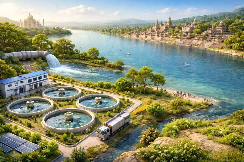 प्रधानमंत्री नरेंद्र मोदी के मार्गदर्शन और मुख्यमंत्री योगी आदित्यनाथ के नेतृत्व में उत्तर प्रदेश में नदियों की स्वच्छता को लेकर बड़ा अभियान चल रहा है। नमामि गंगे मिशन फेज-2 के तहत सीवरेज अवसंरचना मजबूत की गई है। नए एसटीपी संचालन से अब अपशिष्ट जल का वैज्ञानिक शोधन होगा और गंगा-यमुना सहित प्रमुख नदियां प्रदूषण से सुरक्षित रहेंगी।