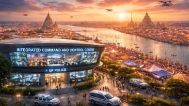 मुख्यमंत्री योगी आदित्यनाथ के नेतृत्व में दिव्य-भव्य महाकुम्भ-25 ने आस्था के साथ तकनीक का अभूतपूर्व उदाहरण प्रस्तुत किया। प्रयागराज में आयोजित इस विश्व के सबसे बड़े मानवीय समागम को सुरक्षित बनाने में यूपी पुलिस के इंटीग्रेटेड कमांड एंड कंट्रोल सेंटर (ICCC) ने नर्व सेंटर की भूमिका निभाई। 45 दिनों में 66 करोड़ श्रद्धालुओं की भीड़ प्रबंधन के साथ 60 लाख से अधिक साइबर हमलों को निष्फल कर इस मॉडल ने SKOCH Gold Award 2025 जीतकर वैश्विक प्रशंसा अर्जित की।