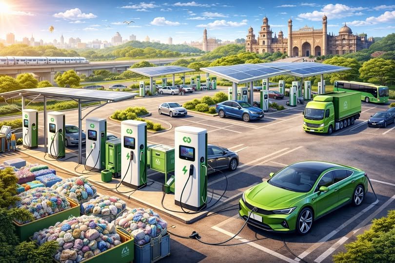 योगी आदित्यनाथ के नेतृत्व में उत्तर प्रदेश स्वच्छ ऊर्जा और हरित परिवहन की दिशा में तेज़ी से आगे बढ़ रहा है। बीते पांच वर्षों में प्रदेश में 2,316 इलेक्ट्रिक वाहन चार्जिंग स्टेशन स्थापित किए गए हैं, जिनमें फास्ट और स्लो चार्जर दोनों शामिल हैं। निजी निवेश, केंद्र सरकार की योजनाओं और स्पष्ट नीति के चलते ईवी अवसंरचना का तेजी से विस्तार हुआ है, जिससे पर्यावरण संरक्षण और आर्थिक विकास को नई गति मिली है।