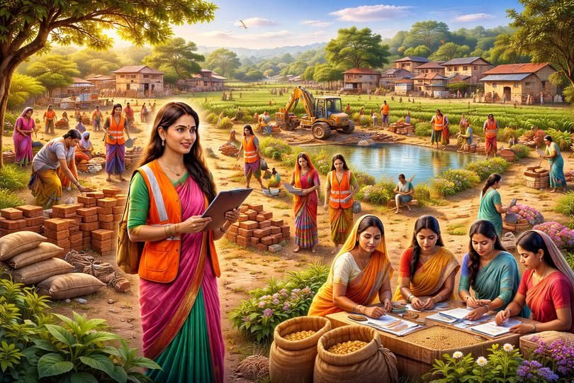 मुख्यमंत्री योगी आदित्यनाथ के नेतृत्व में उत्तर प्रदेश में ग्रामीण विकास की नई तस्वीर उभर रही है। रोजगार गारंटी व्यवस्था के तहत 2025–26 में 23 लाख से अधिक महिलाओं को रोजगार मिला, जबकि 32 हजार से ज्यादा महिलाएं मेट बनकर नेतृत्व कर रही हैं। समय पर भुगतान, स्वयं सहायता समूहों की भागीदारी और 6703 करोड़ रुपये के कार्यों से गांवों में आत्मनिर्भरता और महिला सशक्तिकरण को नई दिशा मिली है।