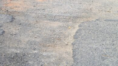 भलुअनी, देवरिया में सोनूघाट–बरहज मार्ग की हालत बेहद खराब है। 22 किमी लंबे इस मार्ग पर जगह-जगह गहरे गड्ढे दुर्घटनाओं को न्योता दे रहे हैं। थाना गेट के पास पानी से भरा जानलेवा गड्ढा राहगीरों के लिए खतरा बना है। लोगों ने तत्काल मरम्मत की मांग की है।