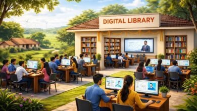 मुख्यमंत्री योगी आदित्यनाथ के विजन के तहत उत्तर प्रदेश की सभी ग्राम पंचायतों में अत्याधुनिक डिजिटल लाइब्रेरी स्थापित की जा रही हैं। आईएएस सहित विभिन्न प्रतियोगी परीक्षाओं की तैयारी के लिए ग्रामीण युवाओं को अब शहरों की ओर पलायन नहीं करना पड़ेगा। पंचायतीराज विभाग उत्तर प्रदेश के अनुसार इन लाइब्रेरी में ई-बुक्स, वीडियो लेक्चर और हाई-स्पीड इंटरनेट की सुविधा होगी, जिससे गांवों में ही गुणवत्तापूर्ण शिक्षा संभव होगी।