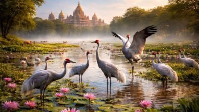 उत्तर प्रदेश में वन व वन्यजीव संरक्षण की दिशा में योगी सरकार के प्रयास सफल होते दिख रहे हैं। शीतकालीन गणना में प्रदेश के 68 वन प्रभागों में कुल 20,628 सारस पाए गए, जो पिछले वर्ष से अधिक हैं। इटावा वन प्रभाग में सर्वाधिक 3304 सारस दर्ज किए गए। राज्यभर में 10 हजार नागरिकों की सहभागिता से हुई गणना ने संरक्षण अभियानों की प्रभावशीलता को दर्शाया है।