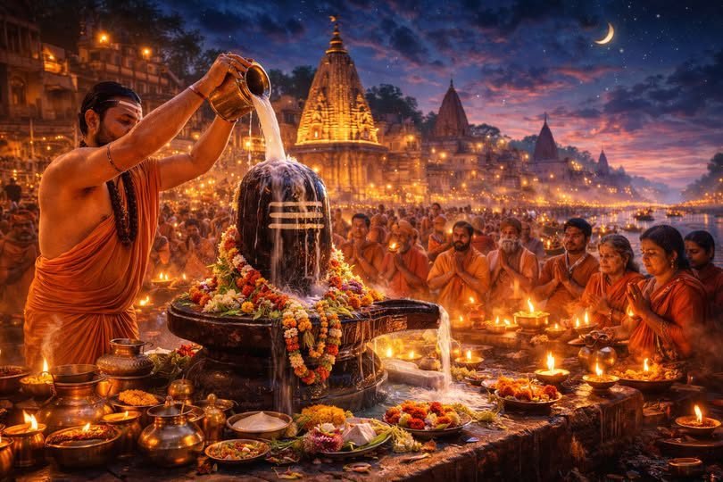 महाशिवरात्रि केवल एक पर्व नहीं, बल्कि चेतना के जागरण की विशेष रात्रि मानी जाती है। इसी दिन किया गया रूद्राभिषेक शास्त्रों में अत्यंत फलदायी बताया गया है। शिवलिंग पर जल-दूध अभिषेक, मंत्रोच्चार, रात्रि जागरण और ध्यान-ये सभी मिलकर मन, शरीर और ऊर्जा को संतुलित करते हैं। आखिर रूद्राभिषेक के कितने प्रकार हैं, किससे क्या लाभ होता है और इसका वैज्ञानिक महत्व क्या है-जानिए इस विशेष विश्लेषण में।