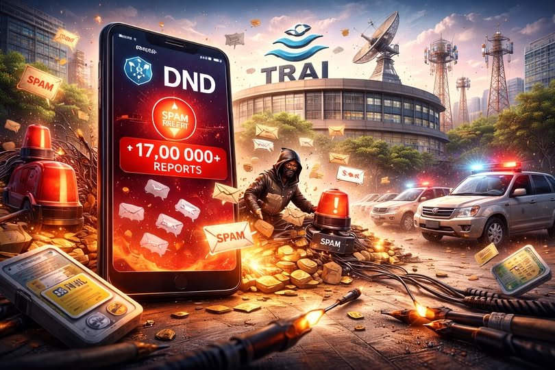 स्पैम कॉल और संदेशों पर लगाम कसने के लिए टीआरएआई ने 2025 में बड़ी कार्रवाई की है। डीएनडी ऐप के जरिए 17.06 लाख से अधिक शिकायतें दर्ज हुईं, जबकि कुल 31 लाख से ज्यादा यूसीसी शिकायतें मिलीं। 7.31 लाख नोटिस जारी किए गए और अगस्त 2024 से अब तक 21 लाख से अधिक दूरसंचार संसाधन डिस्कनेक्ट किए जा चुके हैं। एआई आधारित पहचान और कड़े प्रवर्तन से स्पैम नेटवर्क पर नकेल कसी जा रही है।