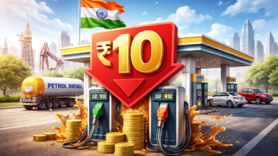अंतरराष्ट्रीय बाजार में कच्चे तेल की कीमतों में उछाल के बीच केंद्र सरकार ने पेट्रोल और डीजल पर 10-10 रुपये प्रति लीटर उत्पाद शुल्क घटाने का ऐलान किया है। यह फैसला तुरंत प्रभाव से लागू हो गया है, जिससे उपभोक्ताओं को कीमत बढ़ने से राहत मिलेगी। सरकार के इस कदम से तेल कंपनियों पर बढ़ता दबाव भी कम होगा। साथ ही डीजल और विमान ईंधन के निर्यात पर शुल्क लगाकर घरेलू उपलब्धता सुनिश्चित करने की दिशा में भी महत्वपूर्ण कदम उठाया गया है।