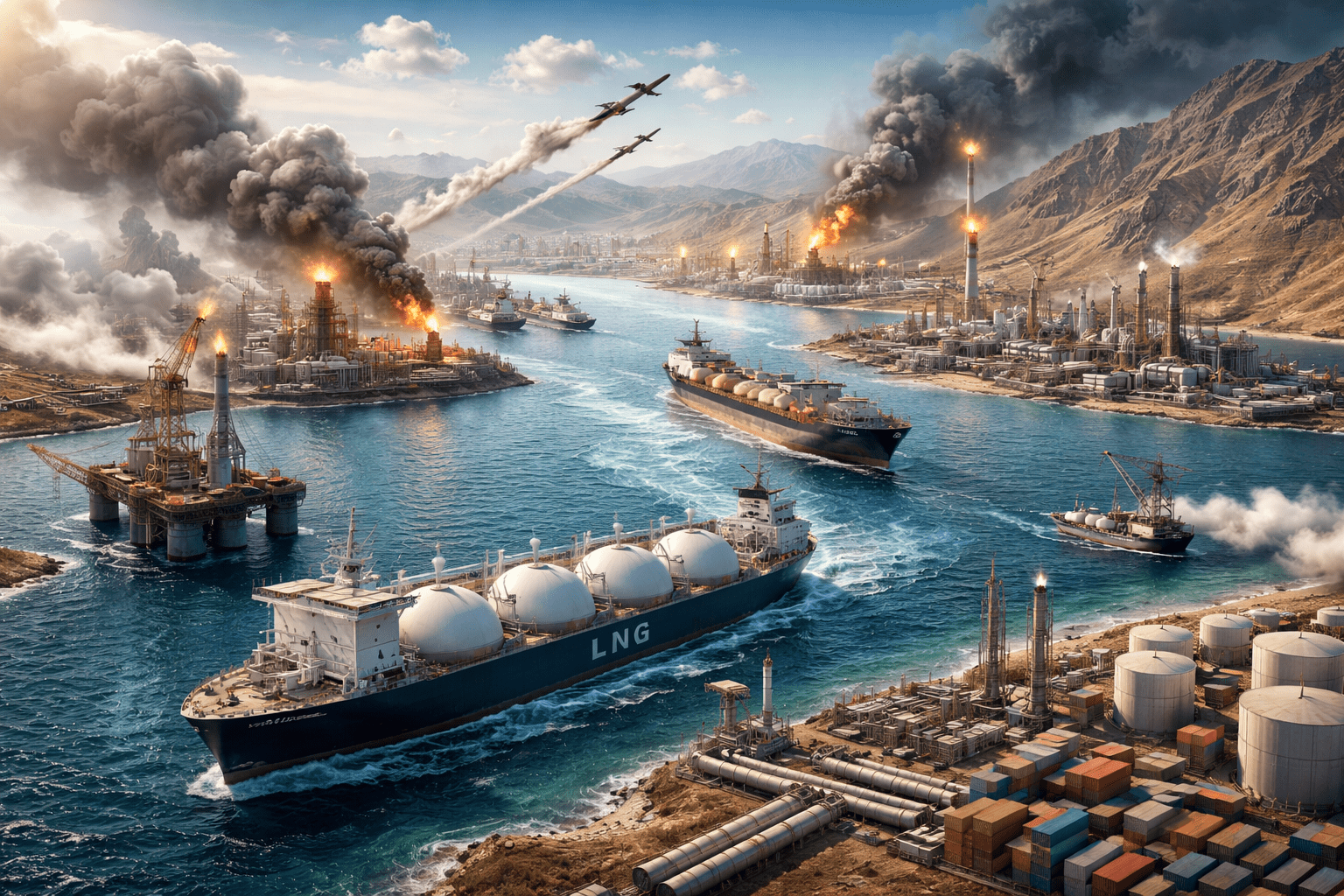 पश्चिम एशिया में बढ़ते ईरान-अमेरिका-इज़रायल तनाव का असर भारत की ऊर्जा आपूर्ति पर दिखने लगा है। कतर से एलएनजी आपूर्ति में बाधा और ब्रेंट कच्चा तेल 80 डॉलर पार होने से आयात लागत बढ़ी है। होर्मुज़ जलडमरूमध्य में व्यवधान से शिपिंग, बीमा और परिवहन दरें भी बढ़ रही हैं, जिससे महंगाई का दबाव गहरा सकता है।