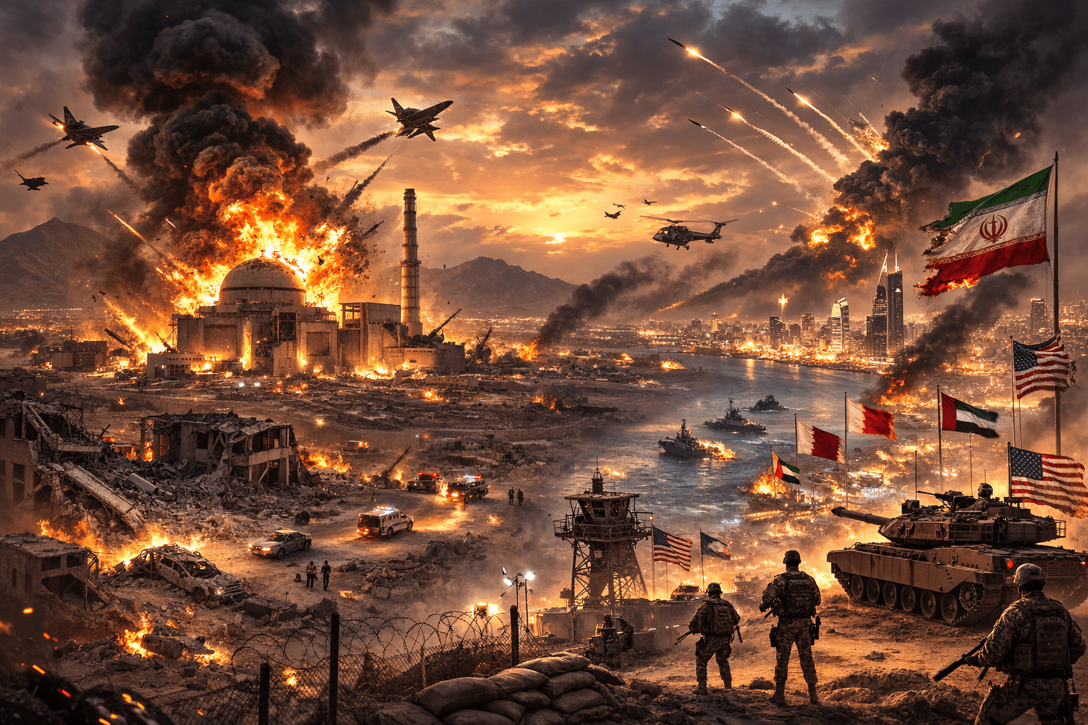 अमेरिका-ईरान संघर्ष तेज हो गया है। राष्ट्रपति डोनाल्ड ट्रंप ने सैन्य अभियान के और तीव्र होने का संकेत दिया है, जबकि विदेश मंत्री मार्को रुबियो ने इसे पूर्वव्यापी कार्रवाई बताया। आईएईए ने नतान्ज़ यूरेनियम संवर्धन संयंत्र के प्रवेश द्वारों पर हमले की पुष्टि की है। भारत ने क्षेत्रीय अस्थिरता और जनहानि पर गहरी चिंता जताते हुए कूटनीतिक समाधान का आह्वान किया है। खाड़ी क्षेत्र में बड़ी भारतीय आबादी और ऊर्जा हितों को देखते हुए सरकार स्थिति पर सतत निगरानी रखे हुए है।