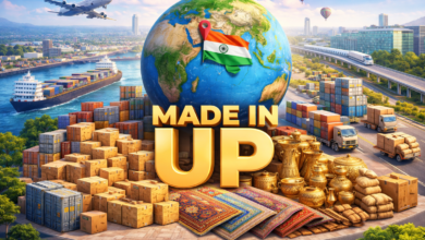 मुख्यमंत्री योगी आदित्यनाथ के नेतृत्व में उत्तर प्रदेश का निर्यात तेजी से बढ़ रहा है। 2025-26 में अप्रैल से नवंबर तक निर्यात ₹1.31 लाख करोड़ पहुंचा, जो 11% वृद्धि है। मजबूत नीतियों, इंफ्रास्ट्रक्चर और GI उत्पादों के कारण ‘मेड इन यूपी’ को वैश्विक पहचान मिली है।