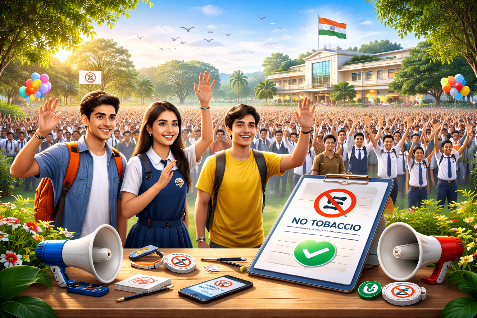 राष्ट्रीय तंबाकू नियंत्रण कार्यक्रम के अंतर्गत आयोजित ऑनलाइन ‘नो टोबैको प्लेज’ अभियान में उत्तर प्रदेश ने वर्ष 2025-26 में पूरे देश में पहला स्थान प्राप्त किया है। टोबैको फ्री यूथ कैंपेन 3.0 के तहत चलाए गए इस अभियान में युवाओं, स्कूलों और शिक्षण संस्थानों की बड़ी भागीदारी रही। लगातार दूसरे वर्ष मिली यह उपलब्धि तंबाकू मुक्त पीढ़ी के निर्माण की दिशा में महत्वपूर्ण कदम मानी जा रही है।