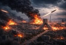 तेहरान पर अमेरिका-इज़राइल के संयुक्त हमले में ईरान के सर्वोच्च नेता अयातुल्ला अली खामेनेई की मौत की पुष्टि। ईरान में राष्ट्रीय शोक, आईआरजीसी में बदलाव, यूपी में हाई अलर्ट और एयर इंडिया ने 22 उड़ानें रद्द कीं। मध्य पूर्व में बढ़ा तनाव।