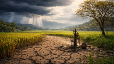 भारतीय मौसम विज्ञान विभाग के अनुसार वर्ष 2026 में दक्षिण-पश्चिम मानसून सामान्य से कमजोर रह सकता है। देशभर में कुल वर्षा दीर्घकालिक औसत का लगभग 92 प्रतिशत रहने का अनुमान है। इसका प्रभाव कृषि, जल संसाधनों और फसल उत्पादन पर पड़ सकता है। विशेषज्ञों ने किसानों को सतर्क रहने और वैकल्पिक योजनाएं अपनाने की सलाह दी है।