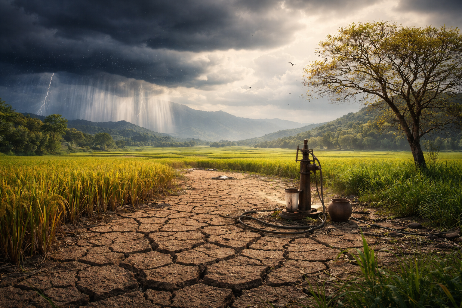 भारतीय मौसम विज्ञान विभाग के अनुसार वर्ष 2026 में दक्षिण-पश्चिम मानसून सामान्य से कमजोर रह सकता है। देशभर में कुल वर्षा दीर्घकालिक औसत का लगभग 92 प्रतिशत रहने का अनुमान है। इसका प्रभाव कृषि, जल संसाधनों और फसल उत्पादन पर पड़ सकता है। विशेषज्ञों ने किसानों को सतर्क रहने और वैकल्पिक योजनाएं अपनाने की सलाह दी है।