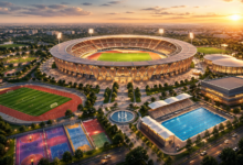 योगी आदित्यनाथ के नेतृत्व में उत्तर प्रदेश में खेल अवसंरचना को मजबूती देने के लिए 5 नए स्पोर्ट्स स्टेडियमों का निर्माण तेजी से जारी है। गाजीपुर में स्टेडियम लगभग पूरा हो चुका है, जबकि हापुड़, संभल और शामली में कार्य प्रगति पर है। चंदौली में टेंडर प्रक्रिया चल रही है। इन स्टेडियमों में आधुनिक सुविधाएं विकसित की जाएंगी, जिससे खिलाड़ियों को अपने ही जिले में प्रशिक्षण और बेहतर अवसर मिल सकेंगे।