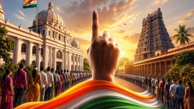 पश्चिम बंगाल और तमिलनाडु में विधानसभा चुनाव के दौरान रिकॉर्ड मतदान दर्ज किया गया। बंगाल के पहले चरण में 91.64% और तमिलनाडु में 84.80% मतदान हुआ, जो लोकतंत्र के प्रति जनता के उत्साह को दर्शाता है। भीषण गर्मी के बावजूद मतदाताओं की लंबी कतारें देखने को मिलीं। कुछ स्थानों पर हल्की झड़पों के बावजूद मतदान शांतिपूर्ण रहा। मुख्य मुकाबला तृणमूल कांग्रेस, भारतीय जनता पार्टी और अन्य दलों के बीच है।