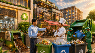 वाराणसी में नगर निगम ने 490 होटल और रेस्टोरेंट को नोटिस जारी कर तीन दिन में कचरा निस्तारण व्यवस्था सुनिश्चित करने का अंतिम मौका दिया है। ठोस अपशिष्ट प्रबंधन नियम 2026 के तहत ऑन-साइट प्रोसेसिंग अनिवार्य है। नियम न मानने पर सख्त कार्रवाई होगी। चार होटल पहले ही वर्मी कंपोस्ट बनाकर उदाहरण पेश कर चुके हैं।