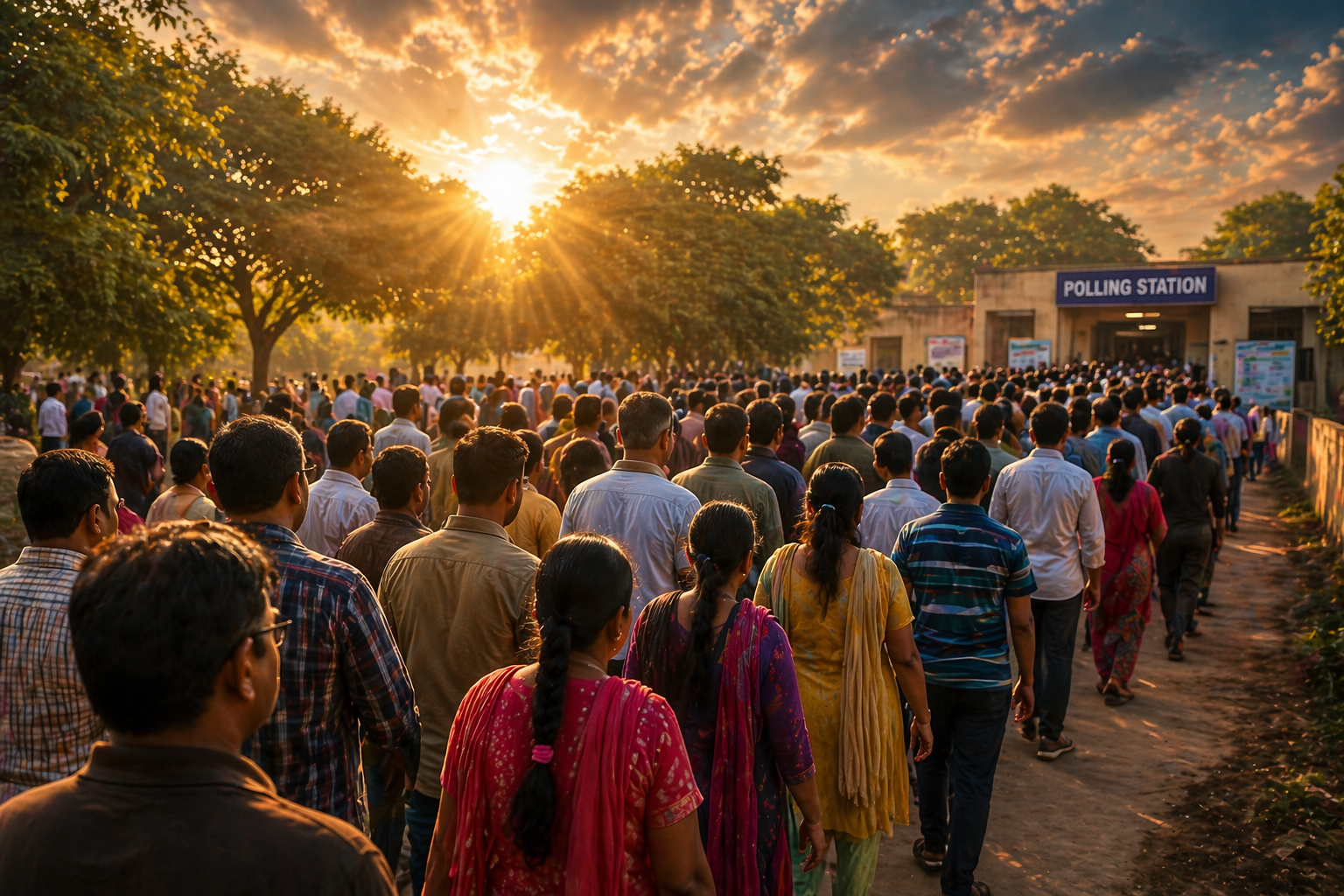 पश्चिम बंगाल विधानसभा चुनाव के पहले चरण में 92% से अधिक रिकॉर्ड मतदान दर्ज हुआ, जिसे राजनीतिक दल अपने पक्ष में बता रहे हैं, लेकिन विश्लेषण इससे कहीं अधिक जटिल तस्वीर पेश करता है। मतदाता सूची से लाखों नाम हटने के कारण कुल मतदाताओं की संख्या कम हुई, जिससे प्रतिशत बढ़ा दिखा। वहीं कई क्षेत्रों में ‘प्रतिशोध वोटिंग’ और प्रवासी श्रमिकों की वापसी ने भी मतदान बढ़ाया। सीमावर्ती जिलों में सबसे अधिक मतदान दर्ज हुआ। इस बीच, उच्चतम न्यायालय ने शांतिपूर्ण मतदान पर संतोष जताते हुए इसे लोकतंत्र के लिए सकारात्मक संकेत बताया, हालांकि नाम हटाने से जुड़ी अपीलों पर धीमी सुनवाई चिंता का विषय बनी हुई है।