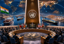 न्यूयॉर्क में संयुक्त राष्ट्र सुरक्षा परिषद की खुली बहस में भारत ने होर्मुज जलडमरूमध्य में सुरक्षित और निर्बाध समुद्री आवागमन बहाल करने की मांग की। भारतीय प्रतिनिधि योजना पटेल ने हालिया हमलों को वैश्विक शांति, ऊर्जा आपूर्ति और आर्थिक स्थिरता के लिए खतरा बताया। भारत ने अंतरराष्ट्रीय कानून के पालन, समुद्री सुरक्षा मजबूत करने, आपूर्ति श्रृंखलाओं की रक्षा और नाविकों की सुरक्षा सुनिश्चित करने पर जोर दिया। साथ ही वैश्विक सहयोग बढ़ाने और समुद्री निगरानी तंत्र को सशक्त बनाने का आह्वान किया।