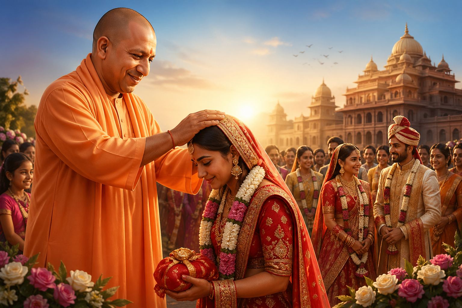 लखनऊ में योगी सरकार की मुख्यमंत्री बाल सेवा योजना (कोविड-19) बेसहारा बच्चों और बेटियों के लिए उम्मीद बनकर उभरी है। अब तक 66 बेटियों की शादी कराकर सरकार ने अभिभावक की भूमिका निभाई है। योजना के तहत 10,904 बच्चों को आर्थिक सहायता, मुफ्त शिक्षा, लैपटॉप और आवास जैसी सुविधाएं मिल रही हैं। बेटियों की शादी के लिए 1.01 लाख रुपये की मदद दी जा रही है। सरकार का लक्ष्य है कि कोई भी बच्चा या बेटी खुद को असहाय न महसूस करे।