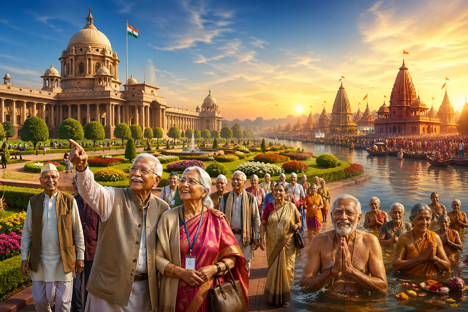 उत्तर प्रदेश में मुख्यमंत्री योगी आदित्यनाथ के नेतृत्व में बुजुर्गों के लिए चलाई जा रही योजनाएं सराहनीय परिणाम दे रही हैं। समाज कल्याण विभाग द्वारा वृद्धाश्रमों में रहने वाले वरिष्ठ नागरिकों को धार्मिक, सांस्कृतिक और ऐतिहासिक स्थलों का भ्रमण कराया जा रहा है। 2022 से 2026 तक 2493 बुजुर्ग इस पहल का लाभ उठा चुके हैं। राष्ट्रपति भवन के अमृत उद्यान से लेकर प्रयागराज महाकुंभ और माघ मेला तक, इन यात्राओं ने बुजुर्गों को आध्यात्मिक शांति, सम्मान और जीवन में नई सकारात्मक ऊर्जा प्रदान की है।