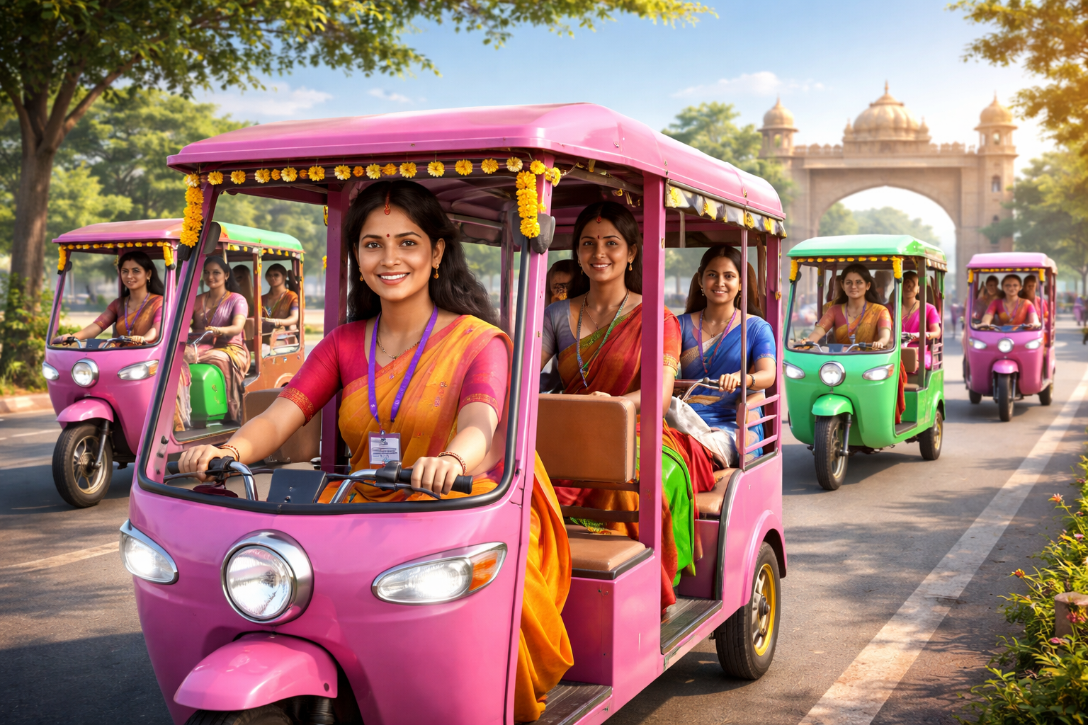 उत्तर प्रदेश में योगी सरकार ने ‘सेफ मोबिलिटी प्रोग्राम’ के जरिए महिला सुरक्षा और सशक्तीकरण को बढ़ावा दिया है। स्वयं सहायता समूह की महिलाओं को ई-रिक्शा देकर रोजगार और सुरक्षित परिवहन की सुविधा दी जा रही है। कई जिलों में योजना शुरू हो चुकी है, जिससे महिलाओं की आय बढ़ रही है और ग्रामीण क्षेत्रों में नए अवसर बन रहे हैं।