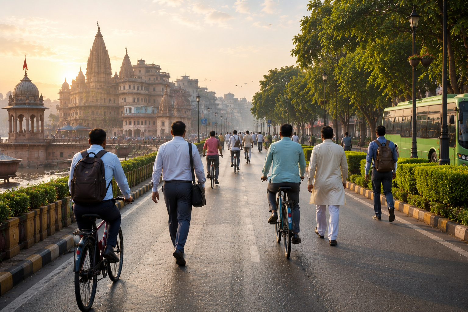 वाराणसी नगर निगम ने ईंधन बचत और पर्यावरण संरक्षण के लिए हर शनिवार ‘नो फ्यूल डे’ मनाने का निर्णय लिया है। महापौर अशोक कुमार तिवारी और पार्षद अब शनिवार को पेट्रोल-डीजल वाहनों का उपयोग नहीं करेंगे। जनप्रतिनिधि पैदल, साइकिल, पब्लिक ट्रांसपोर्ट और इलेक्ट्रिक वाहनों से निगम कार्यालय पहुंचेंगे। यह पहल प्रधानमंत्री के ईंधन बचत आह्वान से प्रेरित बताई गई है।