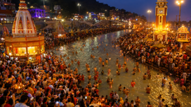 हरिद्वार में गंगा दशहरा के अवसर पर आस्था और भक्ति का अद्भुत संगम देखने को मिला। हर की पौड़ी और ब्रह्मकुंड में लाखों श्रद्धालुओं ने मां गंगा में स्नान कर सुख-समृद्धि और पितरों के मोक्ष की कामना की। घाटों पर दीपदान, मंत्रोच्चार और गंगा आरती से पूरा वातावरण भक्तिमय हो उठा। प्रशासन ने सुरक्षा और यातायात के विशेष इंतजाम किए। दिनभर “हर-हर गंगे” के जयघोष से धर्मनगरी गूंजती रही और श्रद्धालुओं में विशेष उत्साह देखने को मिला।