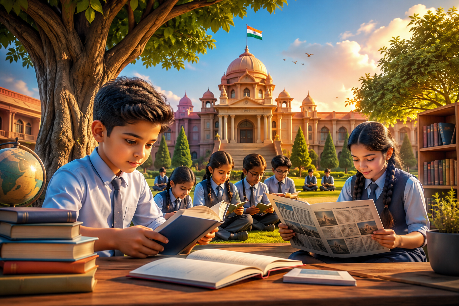 उत्तर प्रदेश की योगी सरकार ने शैक्षिक सत्र 2026-27 से परिषदीय और माध्यमिक विद्यालयों में पठन संस्कृति को मजबूत करने के निर्देश दिए हैं। इसके तहत रीडिंग ऑवर, समाचार-पत्र पठन, DEAR कैंपेन, सुपर-20 और सुपर-30 रीडिंग चैलेंज जैसी गतिविधियों को नियमित रूप से संचालित किया जाएगा। सरकार का उद्देश्य बच्चों में पढ़ने की आदत विकसित कर भाषा दक्षता, तार्किक सोच, संवाद क्षमता और रचनात्मक अभिव्यक्ति को बढ़ावा देना है। उत्कृष्ट पाठकों को ‘चैंपियन रीडर ऑफ द इयर’ सम्मान भी दिया जाएगा।
