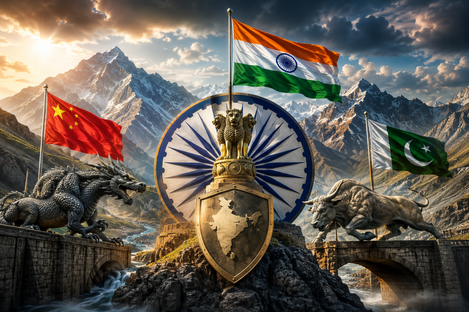 भारत ने चीन और पाकिस्तान के संयुक्त बयान में जम्मू-कश्मीर के उल्लेख को पूरी तरह खारिज करते हुए स्पष्ट कहा है कि जम्मू-कश्मीर और लद्दाख भारत के अभिन्न अंग हैं। विदेश मंत्रालय के प्रवक्ता रणधीर जायसवाल ने कहा कि किसी भी अन्य देश को इस मुद्दे पर टिप्पणी करने का अधिकार नहीं है। भारत ने चीन-पाक आर्थिक गलियारे (CPEC) और तथाकथित सीमा-पार जल सहयोग को भी भारत की संप्रभुता और क्षेत्रीय अखंडता का उल्लंघन बताते हुए सख्त विरोध दर्ज कराया है।