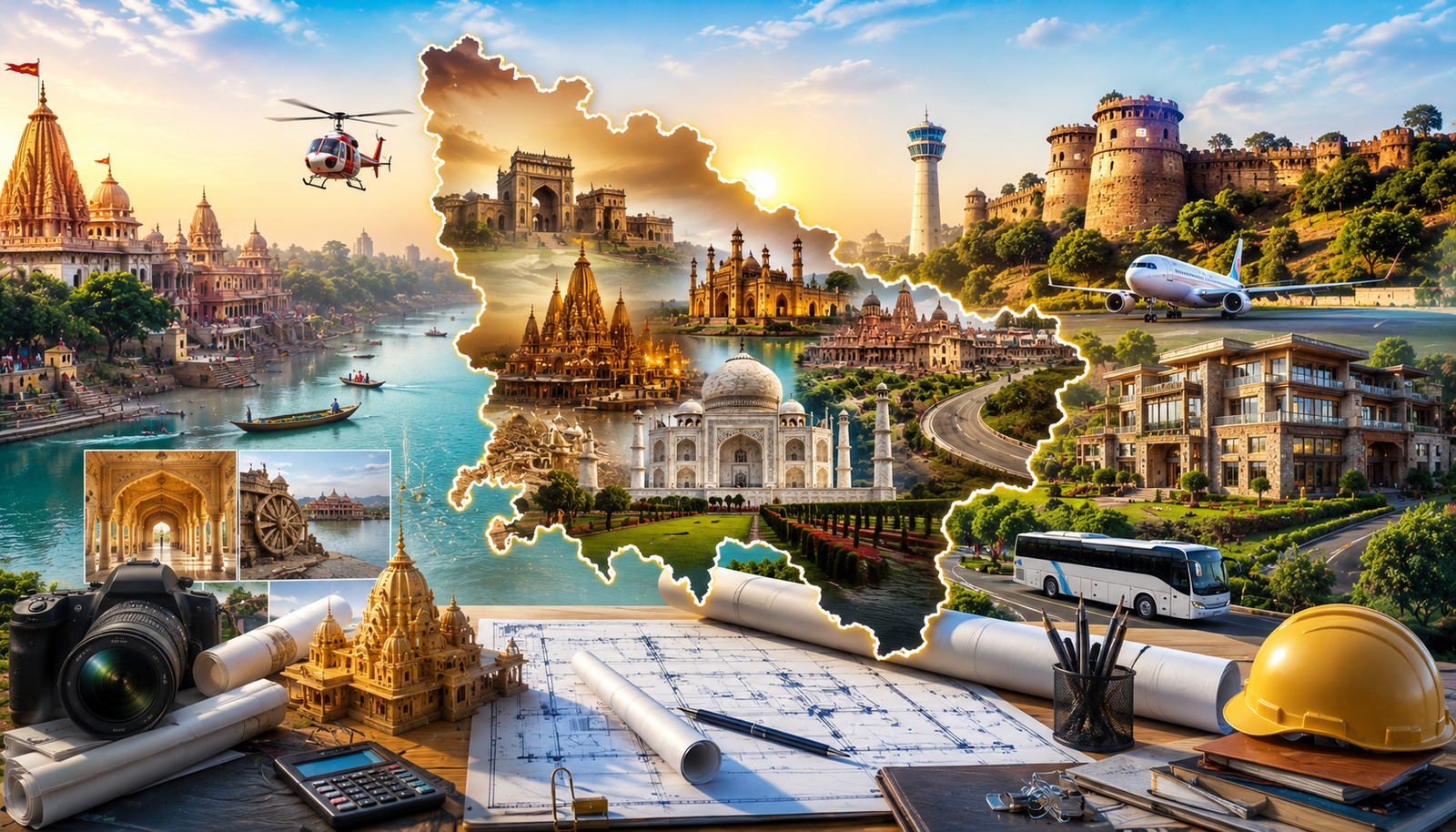 मुख्यमंत्री योगी आदित्यनाथ के निर्देशन में यूपी में पर्यटन और संस्कृति क्षेत्र में तेजी से विकास कार्य हो रहे हैं। पर्यटन मंत्री जयवीर सिंह ने अधिकारियों को 20 मई 2026 तक सभी टेंडर प्रक्रिया पूरी करने और नवंबर 2026 तक निर्माणाधीन परियोजनाएं खत्म करने के निर्देश दिए हैं। आगरा-मथुरा हेलीपोर्ट, स्वदेश दर्शन योजना और जिला महोत्सवों सहित कई परियोजनाओं की समीक्षा करते हुए गुणवत्ता, पारदर्शिता और जवाबदेही पर विशेष जोर दिया गया।