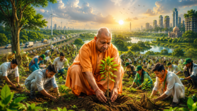 विश्व पर्यावरण दिवस 2026 पर उत्तर प्रदेश में ‘एक पेड़ मां के नाम’ अभियान के तहत 5 करोड़ पौधे लगाए जाएंगे। मुख्यमंत्री योगी आदित्यनाथ लखनऊ के कुकरैल वन क्षेत्र से अभियान का शुभारंभ करेंगे। प्रदेश के सभी 18 मंडलों, नगर निकायों और ग्राम पंचायतों में व्यापक पौधरोपण कार्यक्रम आयोजित होंगे। ग्राम्य विकास, कृषि, वन और अन्य विभागों को लक्ष्य निर्धारित किए गए हैं। अभियान का उद्देश्य पर्यावरण संरक्षण के साथ जनभागीदारी को बढ़ावा देना है।