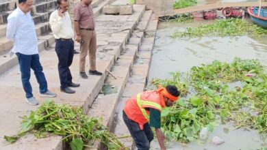 मानसून के दौरान गंगा और वरुणा नदी में बढ़ी जलकुंभी की समस्या से निपटने के लिए वाराणसी नगर निगम ने विशेष सफाई अभियान शुरू किया है। अस्सी घाट पर सफाई के साथ जल्द ट्रैश बोट मशीन उतारी जाएगी, जिससे जलकुंभी और तैरते कचरे को तेजी से हटाकर नदियों का प्रवाह और घाटों की स्वच्छता बनाए रखी जा सकेगी।