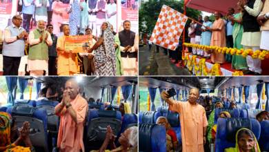मुख्यमंत्री योगी आदित्यनाथ ने रक्षाबंधन से पहले उत्तर प्रदेश की महिलाओं और बेटियों के लिए कई बड़ी घोषणाएं कीं। उन्होंने स्नातक में पढ़ने वाली 50 हजार बेटियों को अक्टूबर-नवंबर में स्कूटी देने का ऐलान किया। ‘लोकमाता अहिल्याबाई मातृशक्ति यात्रा’ के तहत 60 वर्ष से अधिक उम्र की महिलाओं को रोडवेज बसों में निःशुल्क यात्रा की सुविधा मिलेगी। सीएम ने कहा कि महिलाएं अब चूल्हे से चेक, चेक से कारोबार और कारोबार से टेक्नोलॉजी तक पहुंच रही हैं। सरकार महिला भागीदारी को 50 फीसदी तक पहुंचाने के लक्ष्य पर काम कर रही है।