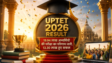 उत्तर प्रदेश शिक्षा सेवा चयन आयोग ने बुधवार को UPTET 2026 का परिणाम घोषित कर दिया। प्राथमिक स्तर की परीक्षा में 7,13,648 अभ्यर्थियों में से 5,71,435 और उच्च प्राथमिक स्तर में 10,57,021 में से 7,59,513 अभ्यर्थी सफल हुए। परीक्षा 2 से 4 जुलाई तक पांच पालियों में 60 जनपदों के 955 केंद्रों पर आयोजित हुई थी। परिणाम आयोग की आधिकारिक वेबसाइट पर देखा जा सकता है।