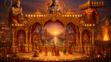अयोध्या की चर्चित फिल्मी रामलीला इस वर्ष पहली बार दिल्ली में अपना आठवां संस्करण प्रस्तुत करेगी। 10 से 20 अक्टूबर तक कांस्टीट्यूशन क्लब के मावलंकर हॉल में सुबह बाल कलाकार और शाम को 60 से अधिक फिल्मी सितारे मंचन करेंगे। गोरखपुर सांसद रवि किशन 19 अक्टूबर को पहली बार भगवान श्रीराम की भूमिका निभाएंगे। विशाल एलईडी स्क्रीन, मेला और 40 भाषाओं में प्रसारण आयोजन को विशेष बनाएंगे। जनवरी 2027 में अयोध्या में नवां संस्करण होगा।