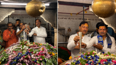वाराणसी में सावन मास की पावन बेला पर रोटरी क्लब वाराणसी शिवगंगा ने नरहरपुरा स्थित जागेश्वर महादेव मंदिर में रुद्राभिषेक एवं पूजन-अर्चन किया। सदस्यों ने सपत्नीक जल, दुग्ध, गन्ने और अनार के रस से भगवान शिव का अभिषेक कर सुख-शांति, समृद्धि एवं विश्व कल्याण की कामना की। आयोजन में सेवा, सद्भाव, एकजुटता और सकारात्मक सामाजिक परिवर्तन का संकल्प लिया गया।