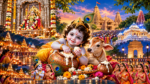 श्रीकृष्ण जन्माष्टमी पर शुक्रवार को देशभर में भक्ति और उल्लास का माहौल रहा। मथुरा में श्रीकृष्ण जन्मभूमि मंदिर को भव्य रूप से सजाया गया, जहां मुख्यमंत्री योगी आदित्यनाथ ने बाल गोपाल के दर्शन कर विशेष पूजा-अर्चना की। वृंदावन, दिल्ली, प्रयागराज, जम्मू, छत्तीसगढ़, पंजाब और बिहार के मंदिरों में भी श्रद्धालुओं की भारी भीड़ उमड़ी। मंदिरों में भजन-कीर्तन, झांकियों और विशेष पूजा-अनुष्ठानों का आयोजन हुआ। बच्चों ने कृष्ण-राधा का रूप धारण कर सांस्कृतिक कार्यक्रमों में हिस्सा लिया।
