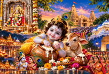 श्रीकृष्ण जन्माष्टमी पर शुक्रवार को देशभर में भक्ति और उल्लास का माहौल रहा। मथुरा में श्रीकृष्ण जन्मभूमि मंदिर को भव्य रूप से सजाया गया, जहां मुख्यमंत्री योगी आदित्यनाथ ने बाल गोपाल के दर्शन कर विशेष पूजा-अर्चना की। वृंदावन, दिल्ली, प्रयागराज, जम्मू, छत्तीसगढ़, पंजाब और बिहार के मंदिरों में भी श्रद्धालुओं की भारी भीड़ उमड़ी। मंदिरों में भजन-कीर्तन, झांकियों और विशेष पूजा-अनुष्ठानों का आयोजन हुआ। बच्चों ने कृष्ण-राधा का रूप धारण कर सांस्कृतिक कार्यक्रमों में हिस्सा लिया।