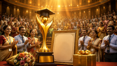 गोरखपुर में शिक्षक दिवस 5 सितंबर 2025 को मुख्यमंत्री योगी आदित्यनाथ प्रदेश के 81 शिक्षकों को राज्य अध्यापक पुरस्कार और मुख्यमंत्री अध्यापक पुरस्कार से सम्मानित करेंगे। बेसिक शिक्षा विभाग के 61 और माध्यमिक शिक्षा विभाग के 20 शिक्षक चयनित हुए हैं। सम्मान समारोह योगिराज बाबा गंभीरनाथ प्रेक्षागृह में आयोजित होगा। चयनित शिक्षकों को 25 हजार रुपये, प्रशस्ति पत्र, स्मृति चिन्ह, निःशुल्क बस यात्रा सुविधा तथा राज्य पुरस्कार विजेताओं को सेवा विस्तार सहित कई लाभ मिलेंगे।