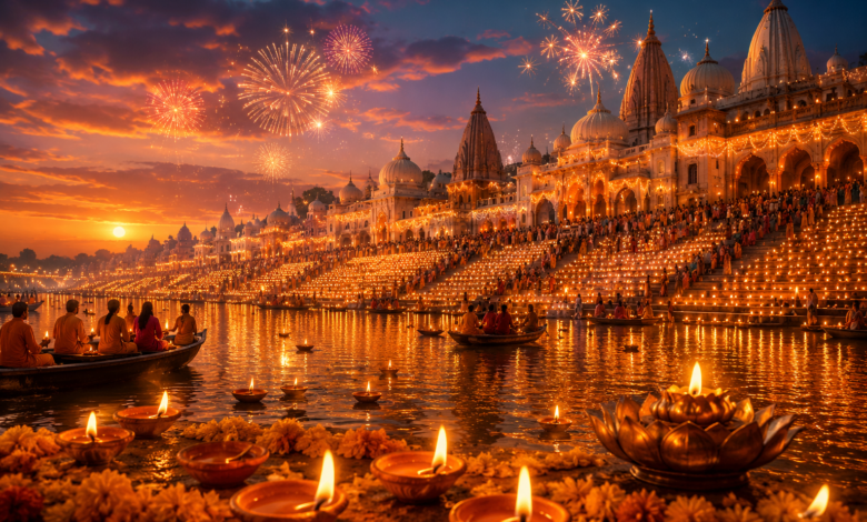 अयोध्या का 10वां दीपोत्सव 2026 इस बार और भव्य होगा। जिला प्रशासन ने दीपोत्सव, चौदहकोसी व पंचकोसी परिक्रमा तथा कार्तिक पूर्णिमा मेले की तैयारियां तेज कर दी हैं। 5 से 8 नवंबर तक धार्मिक और सांस्कृतिक कार्यक्रम आयोजित होंगे। रामकथा पार्क से राम की पैड़ी तक विशेष सजावट की जाएगी। श्रद्धालुओं के लिए परिवहन, चिकित्सा, पेयजल, सुरक्षा, पार्किंग और भीड़ प्रबंधन की व्यापक व्यवस्था की जा रही है।